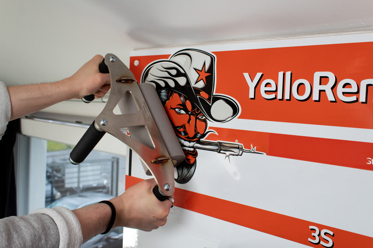 Yellotools WallRoller Chrissi | Leichtbau-Andruckrolle für Selbstklebefolien