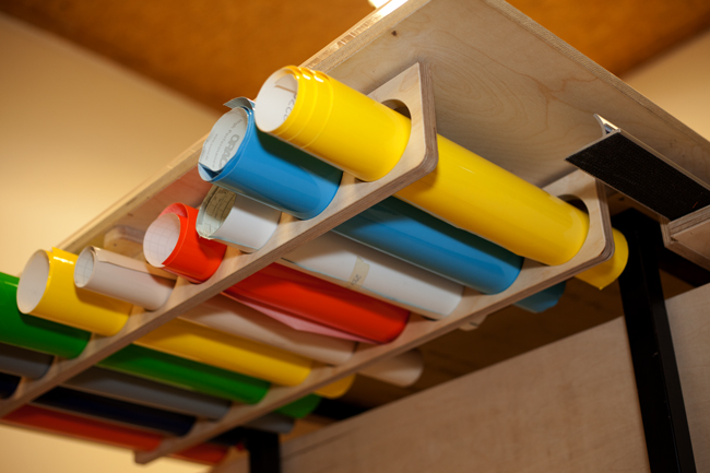 Yellotools YelloSpare Brackets example picture under table mounting