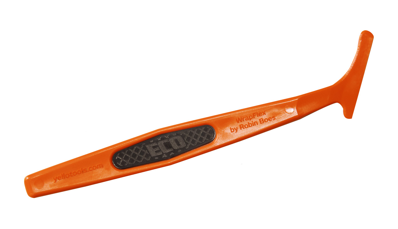 Yellotools WrapStick Eco Flex Orange | squeegee pen with flexible lip