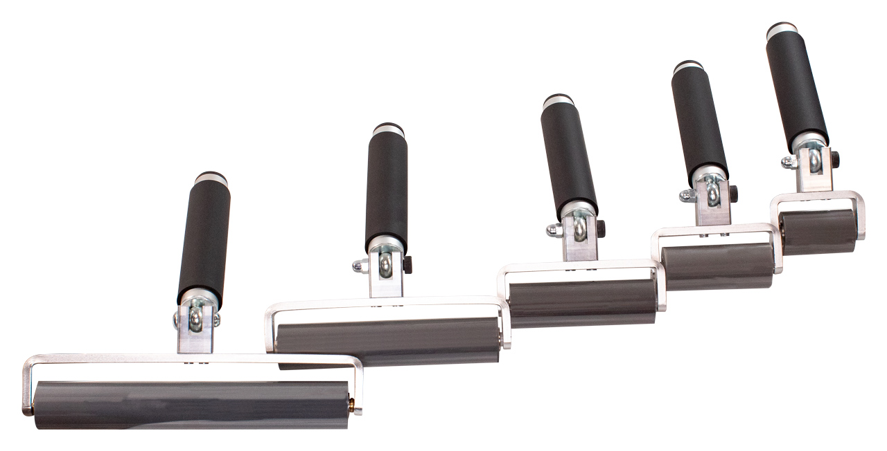 Yellotools YelloRoller Flexi Hard pressure roller size variants