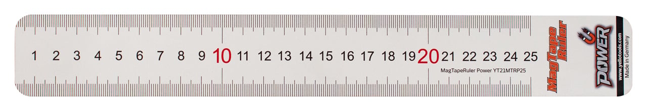 Power Up Ruler Yellotools MagTape Ruler Power 25 cm | Schnäppchen