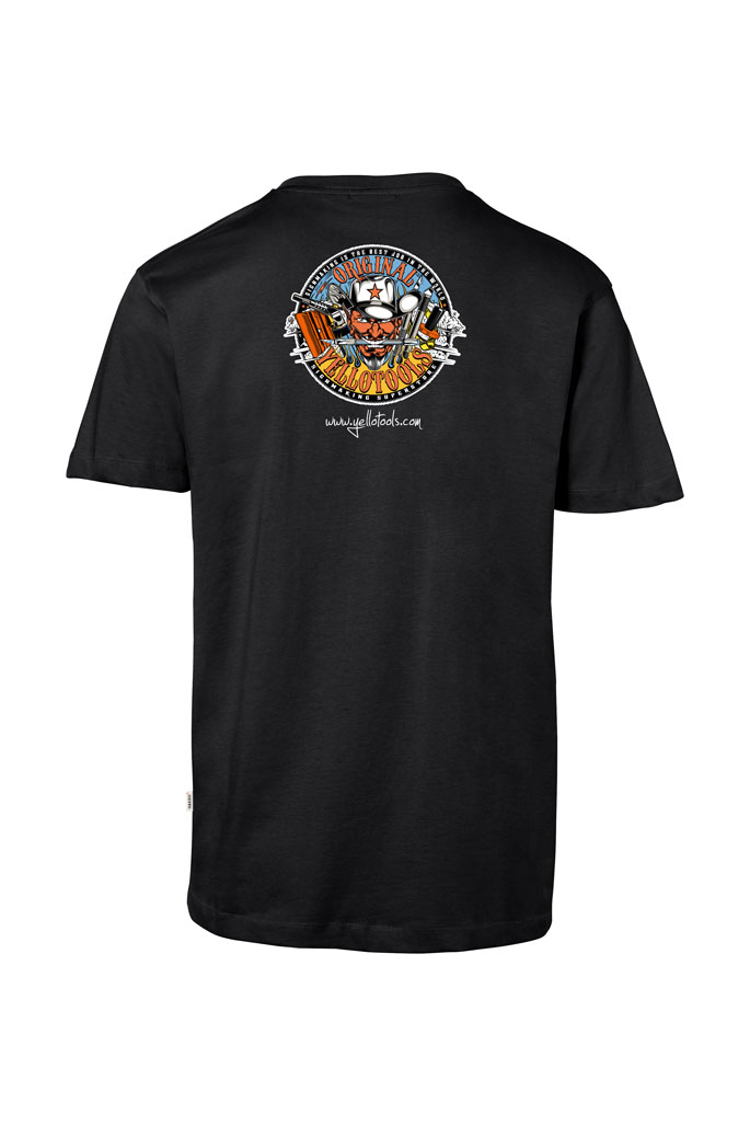 Yellotools Herren T-Shirt mit Motiv Devil Totale hinten