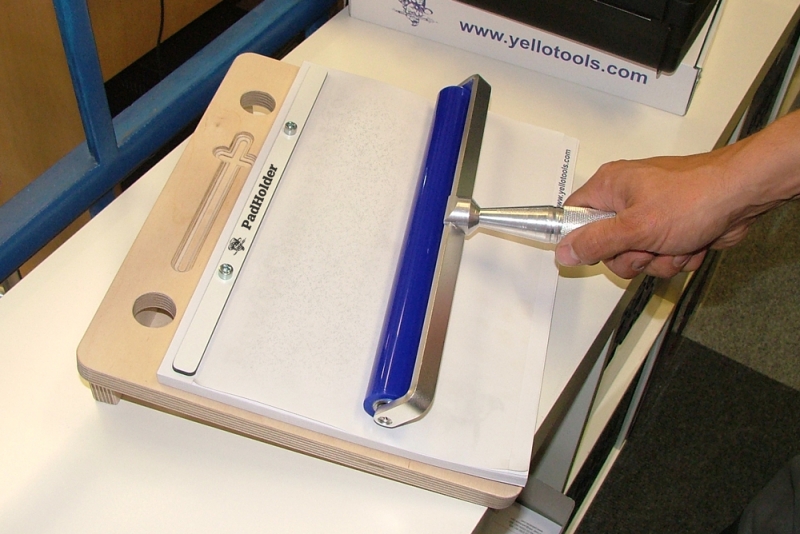 Yellotools PowerCleaner Staubroller mit PowerCleanerPad und PadHolder