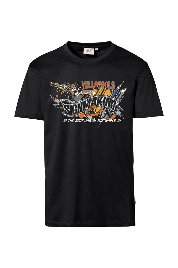 Yellotools men T-Shirt with motive Tools in front