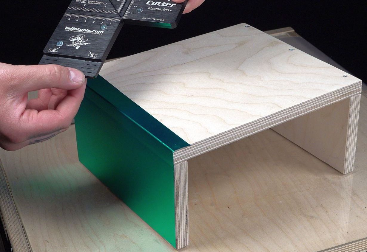 Yellotools EdgeWrap Cutter Mastermind | Schneideschablone für Möbelfolierungen | Möbel folieren