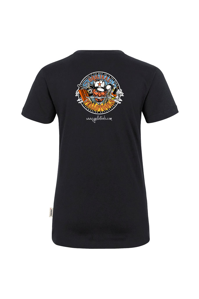 Yellotools Damen T-Shirt mit Rückenmotiv Devil Totale