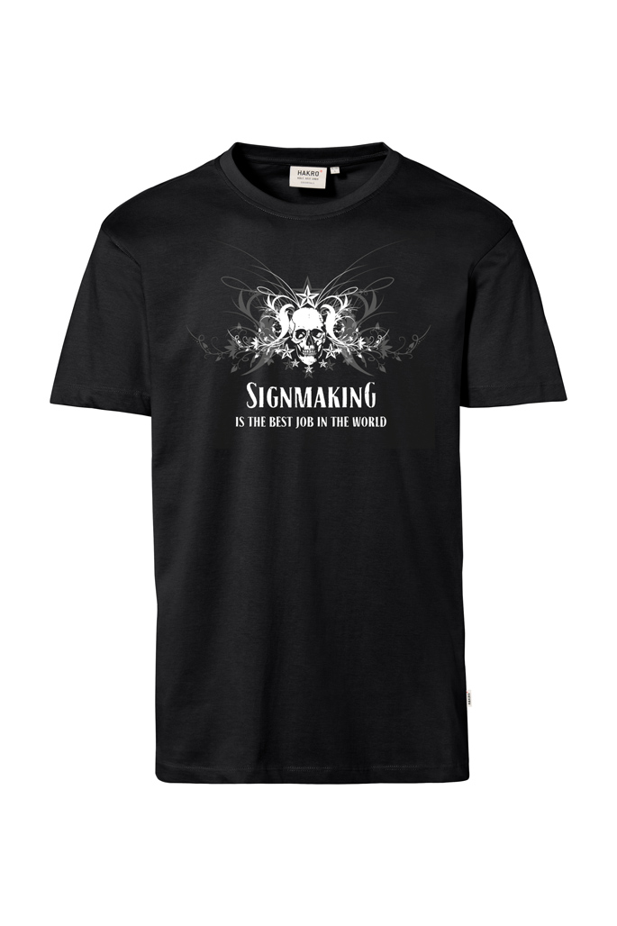 Yellotools men T-Shirt with motive TribalSkull in front