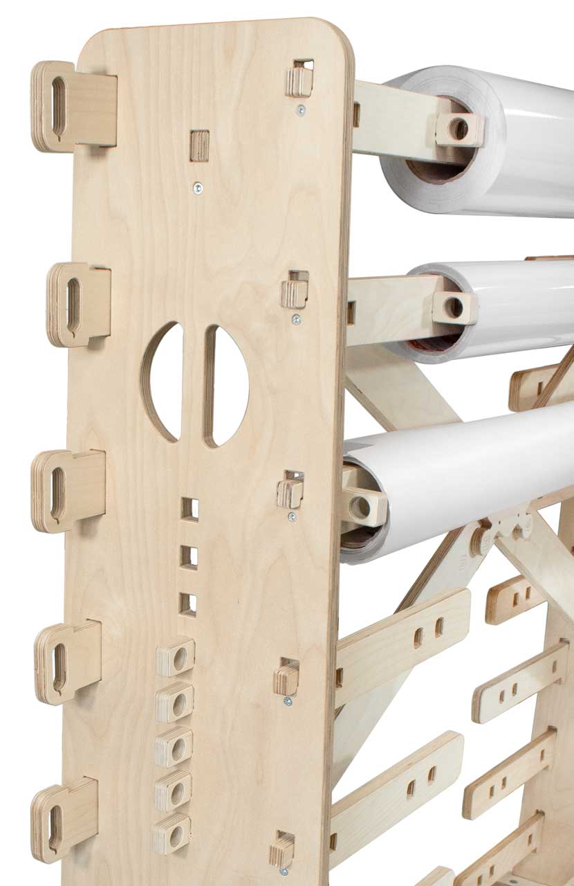 Yellotools Treemaxx Flexi side view with film rolls