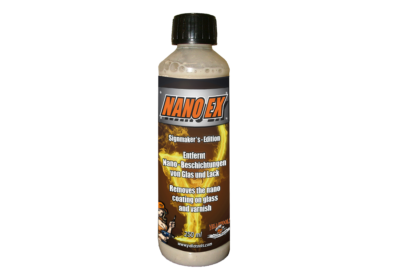 NanoEx removes the nano coating