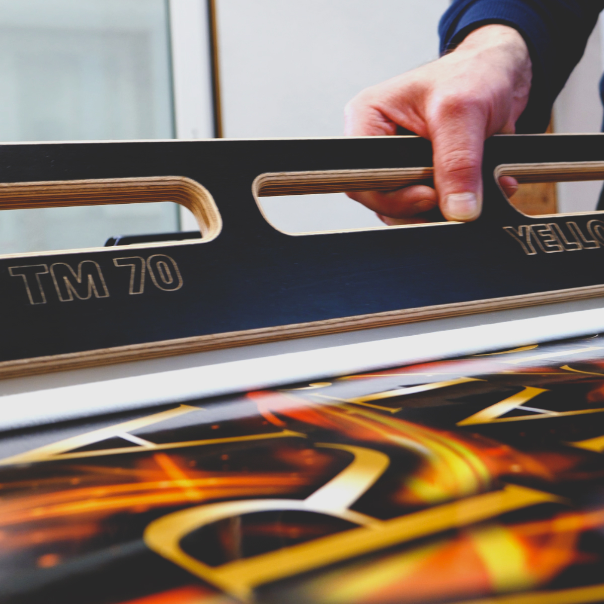 TimberMaxx LipMicro action Holzrakel mit Gummilippe