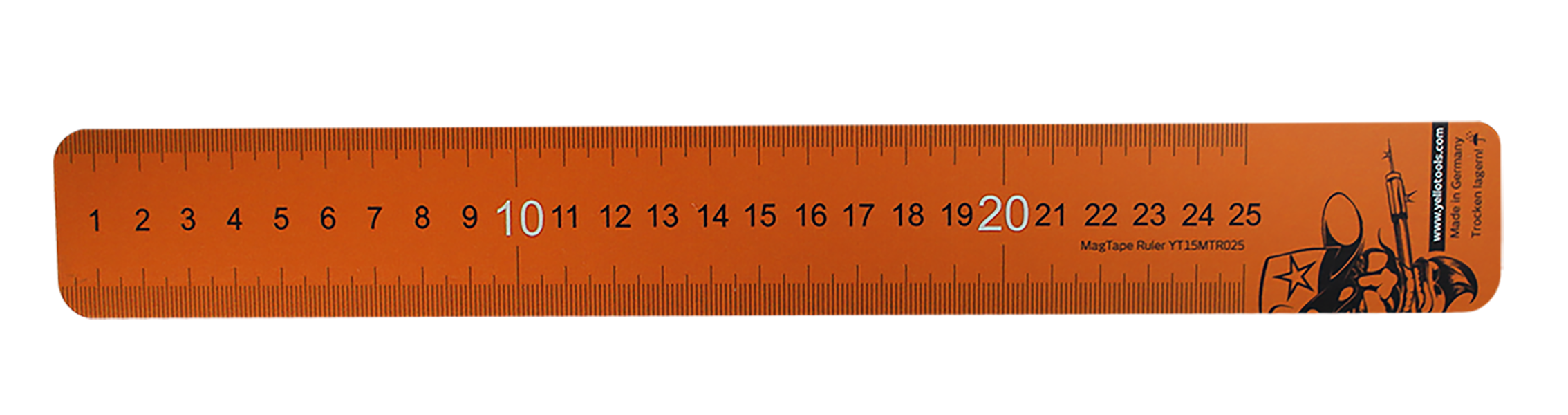 Car Ruler Magnet Yellotools MagTape Ruler | Magnethalteschiene mit Messskala