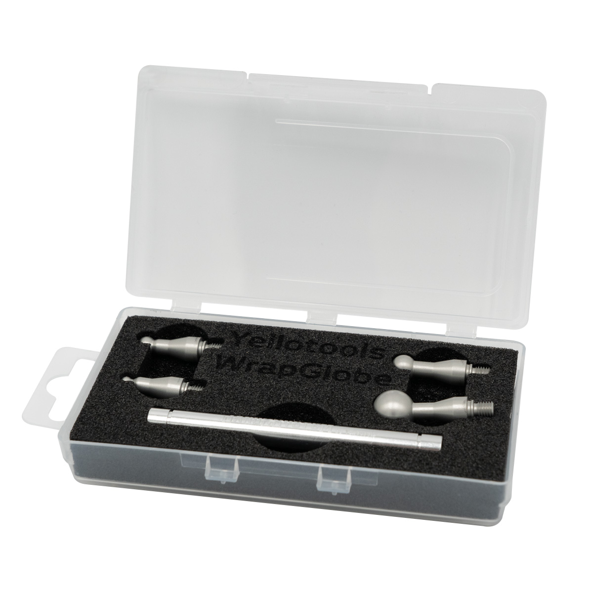 WrapGlobe Folierungstool Set mit vier Kugelköpfen und Halter