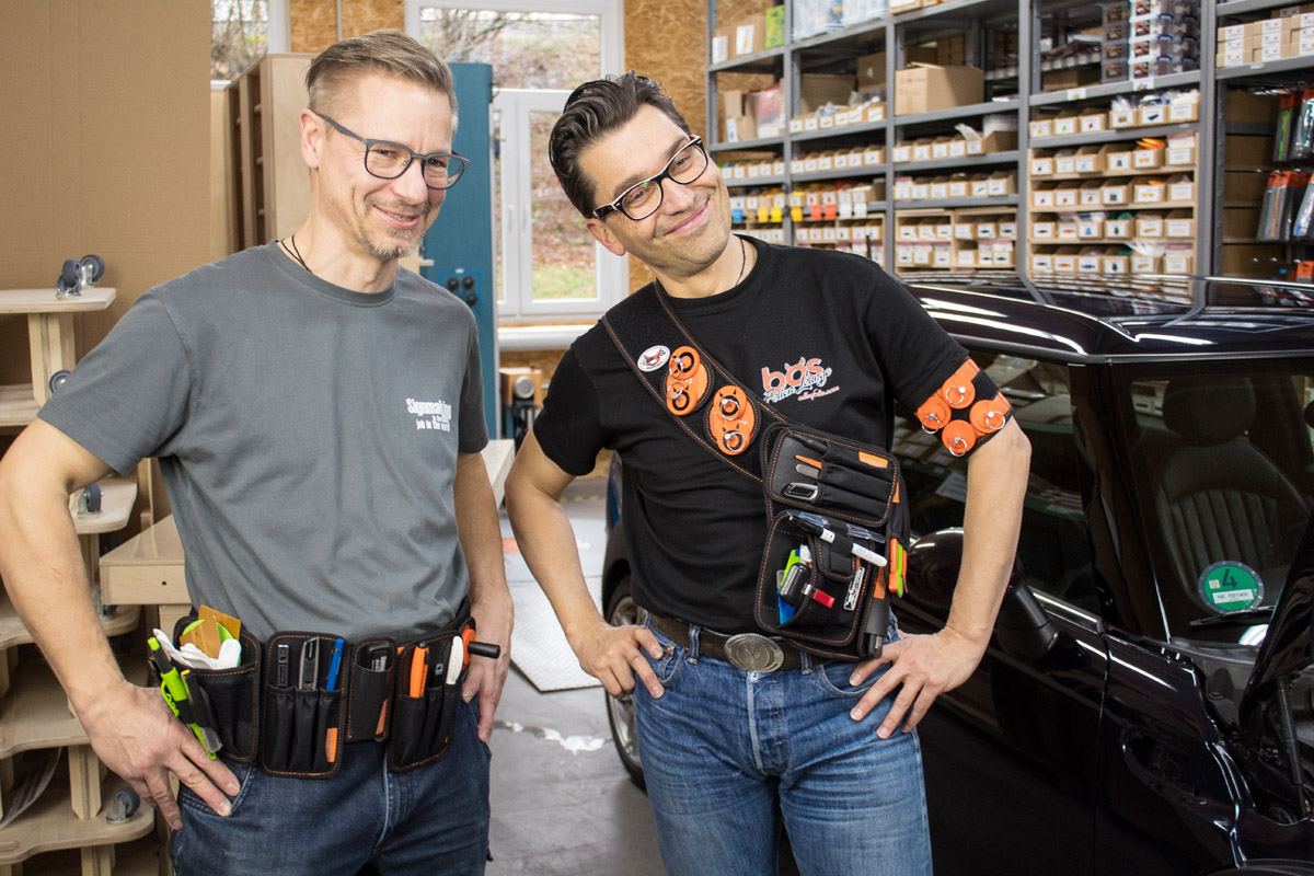 Robin Boes is proud of his YelloGear Set by Yellotools