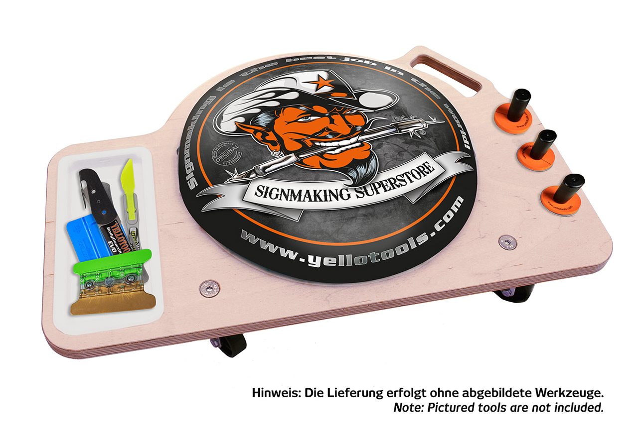 Yellotools LowRider with tools and magnets