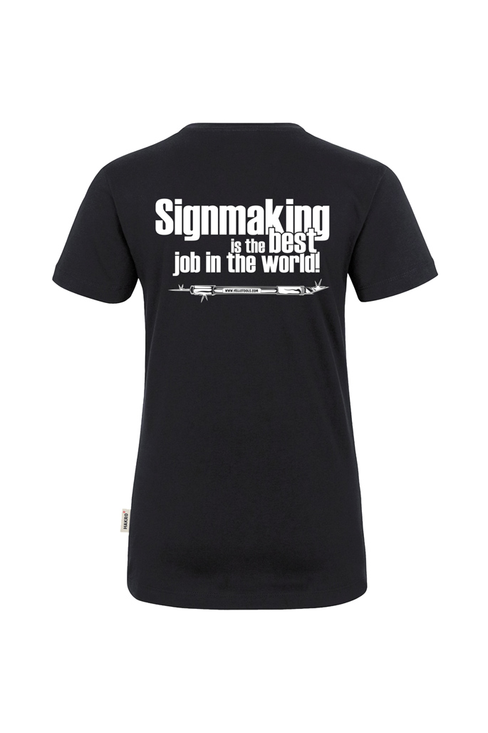 Yellotools Damen T-Shirt mit Motiv BestJob hinten