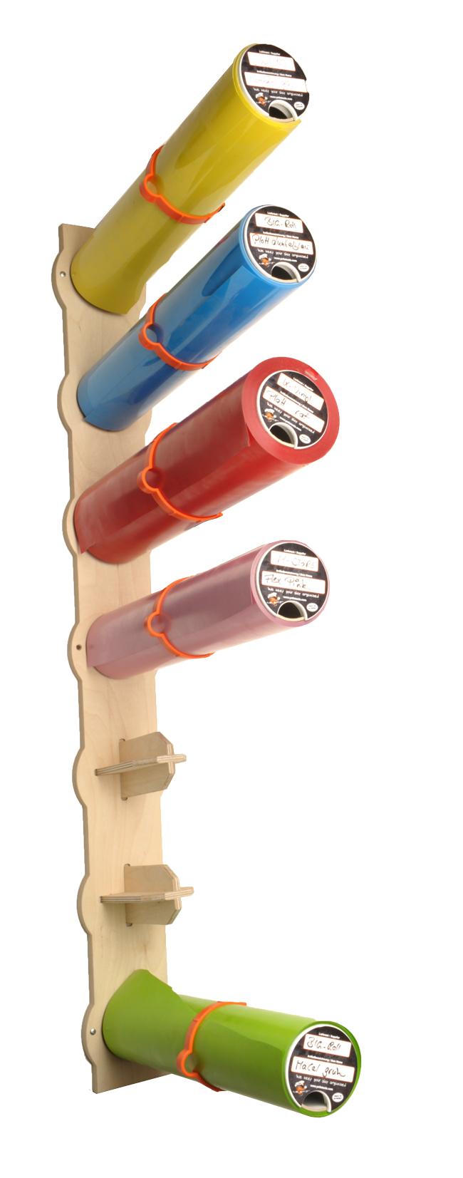 Yellotools Twister Stripe Wall V | wall rack for 7 film rolls