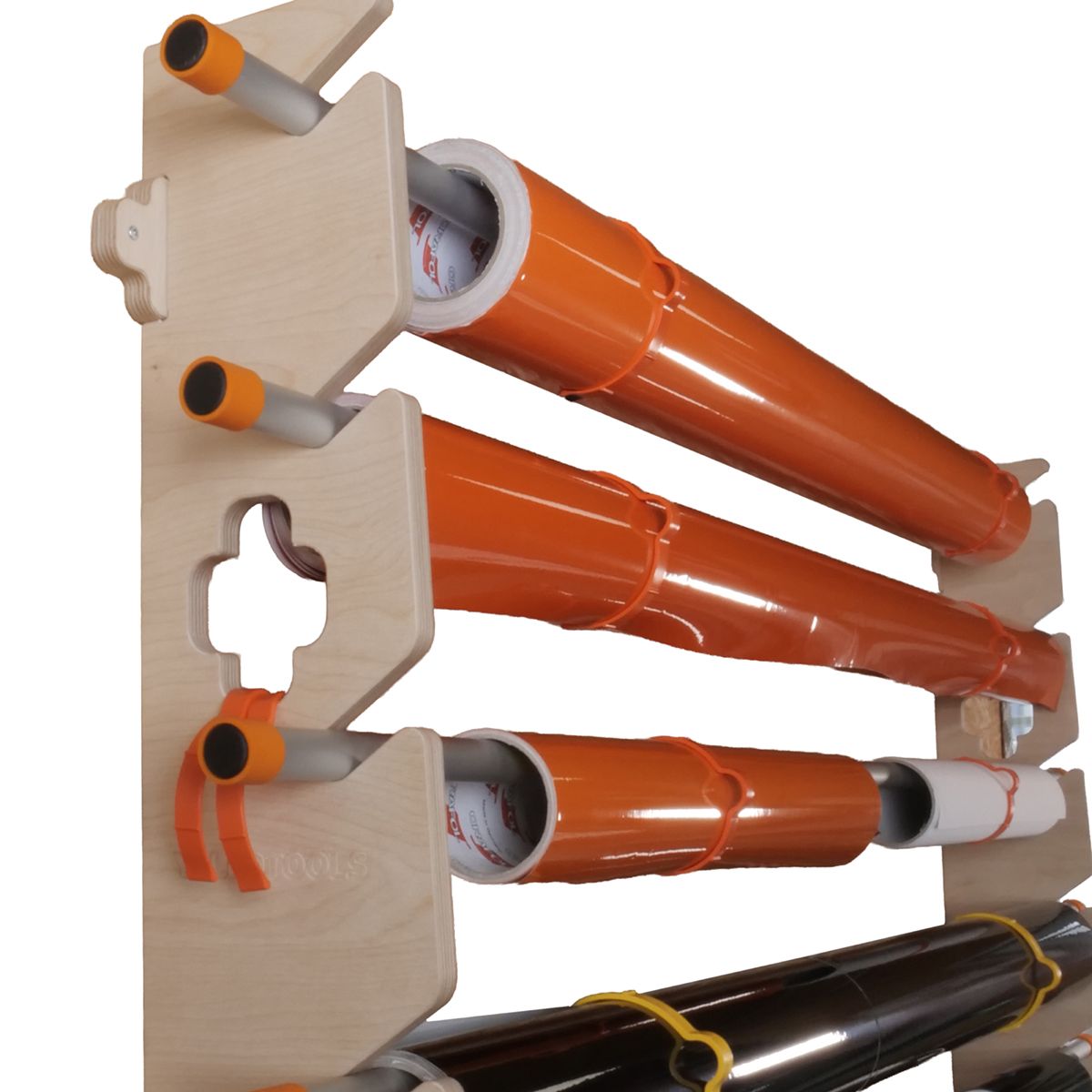 Yellotools CosyRack Tube | Folienrollenregal zur Wandmontage Detail