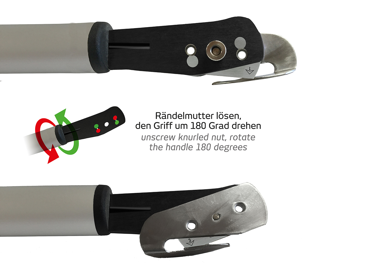 Yellotools LongReach Duo cutting head for pull or push cuts