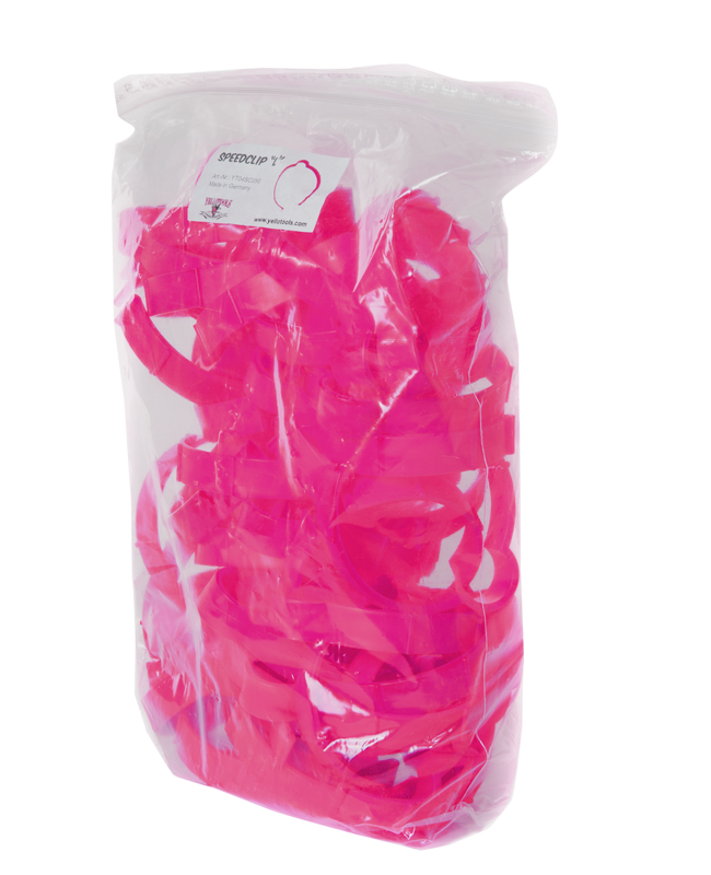 Yellotools SpeedClips Pink Foil Roll Clips 50 Bag