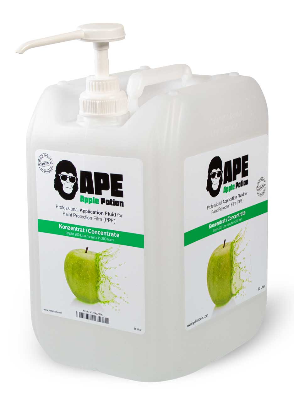 Yellotools APE ApplePotion 10 litre canister with dosing pump 10 ml