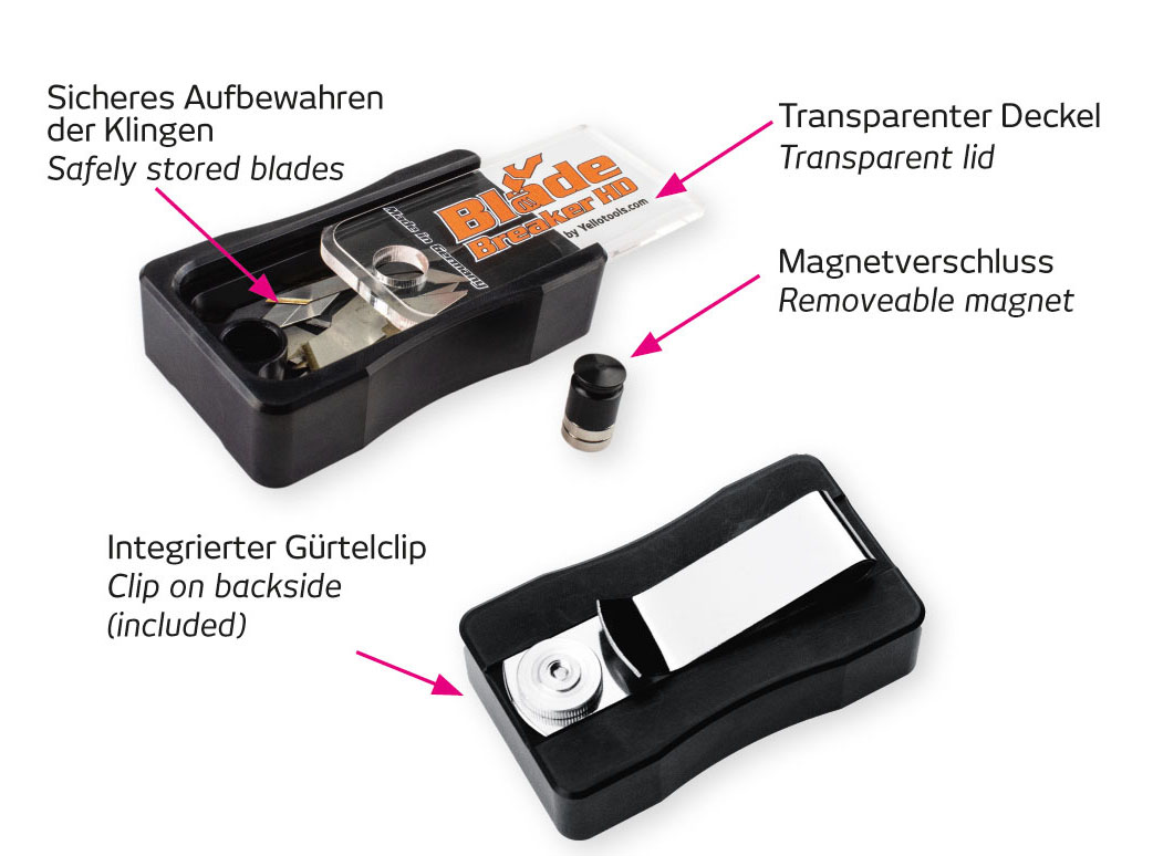 BladeBreaker HD black | Bargain Blade Box | Yellotools