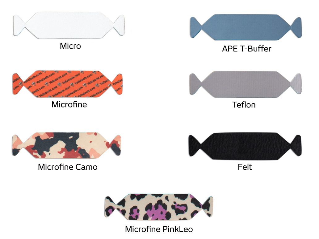 Yellotools YelloWings 4" squeegee buffers variants