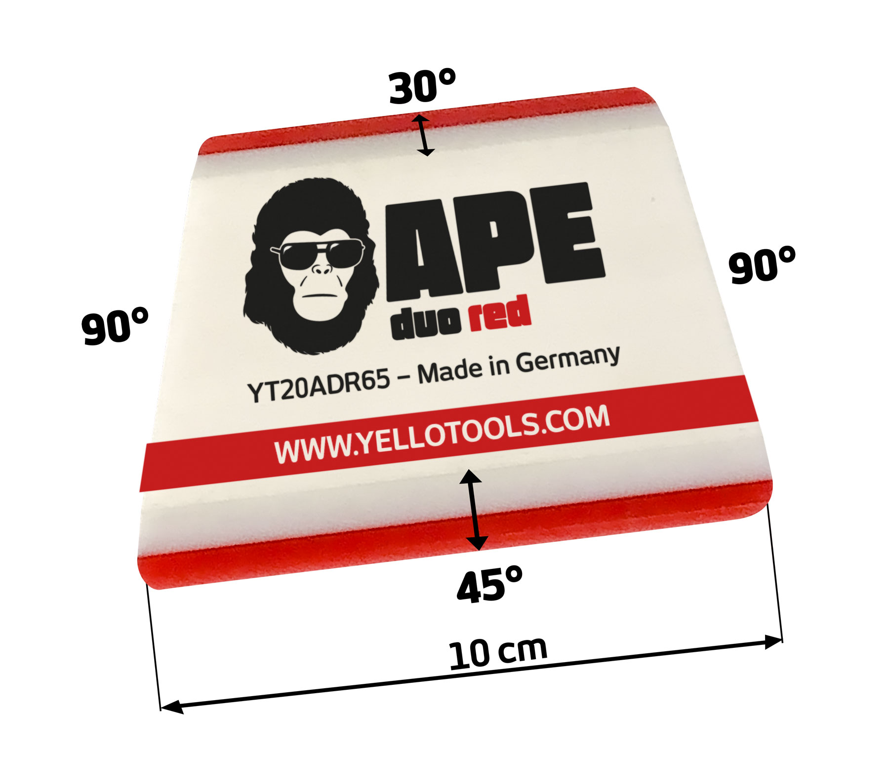 Yellotools | ApeDuo Red | Squeegee wet application | sale 1