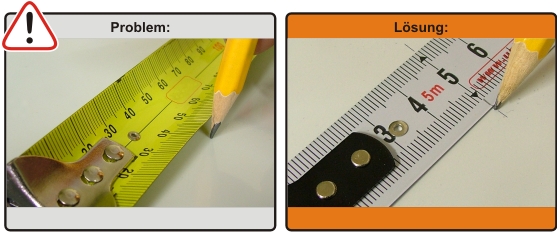 Yellotools FlatSignScale | writable tape measure | difference