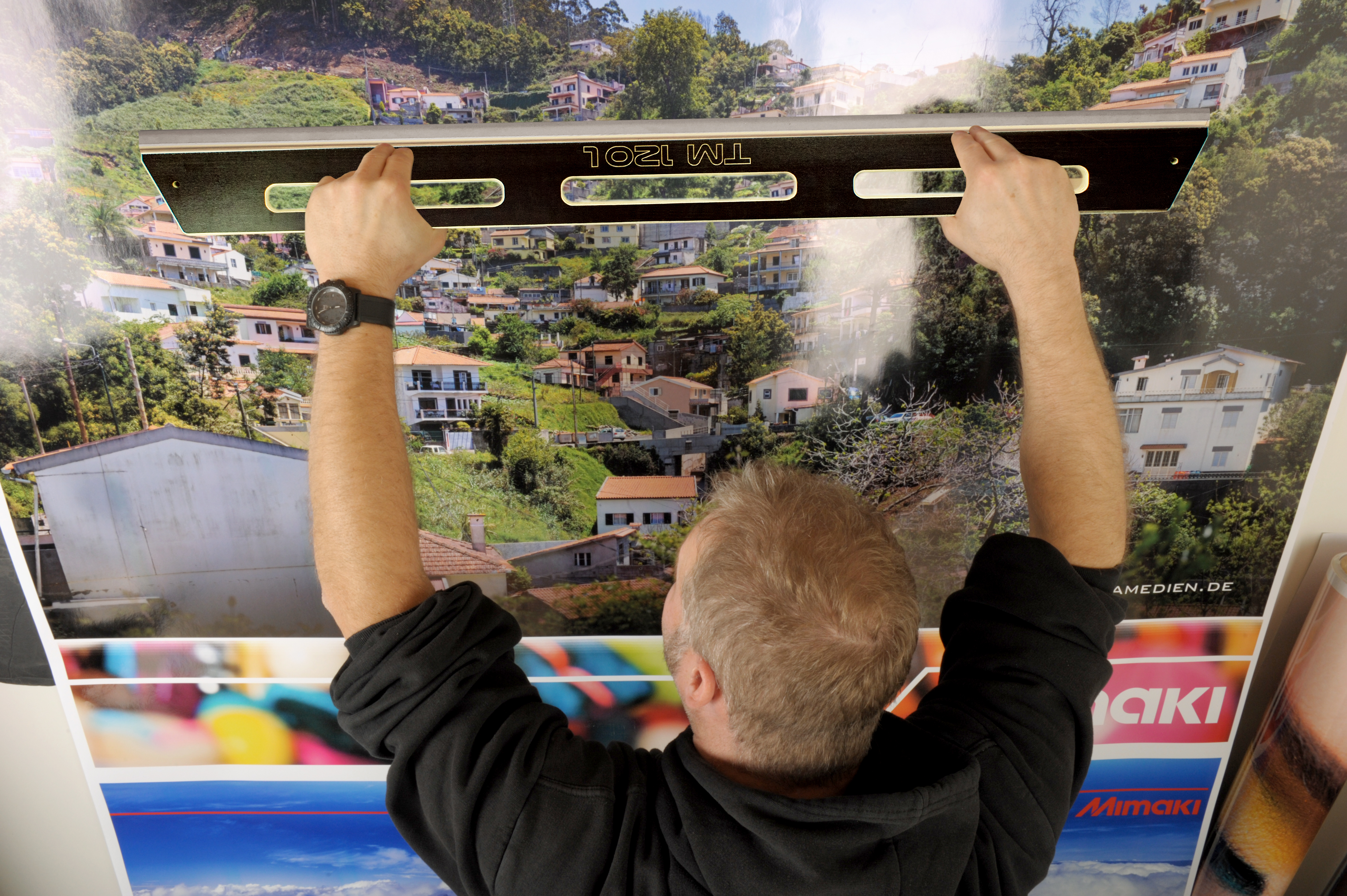 Yellotools TimberMaxx Lip 120 | wood squeegee for sign making