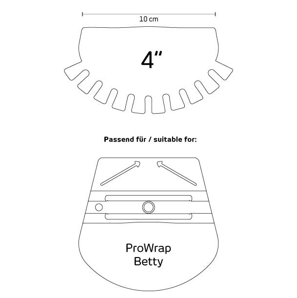 Yellotools YelloWings MicroFine Betty 2.0 Zeichnung mit Rakeln