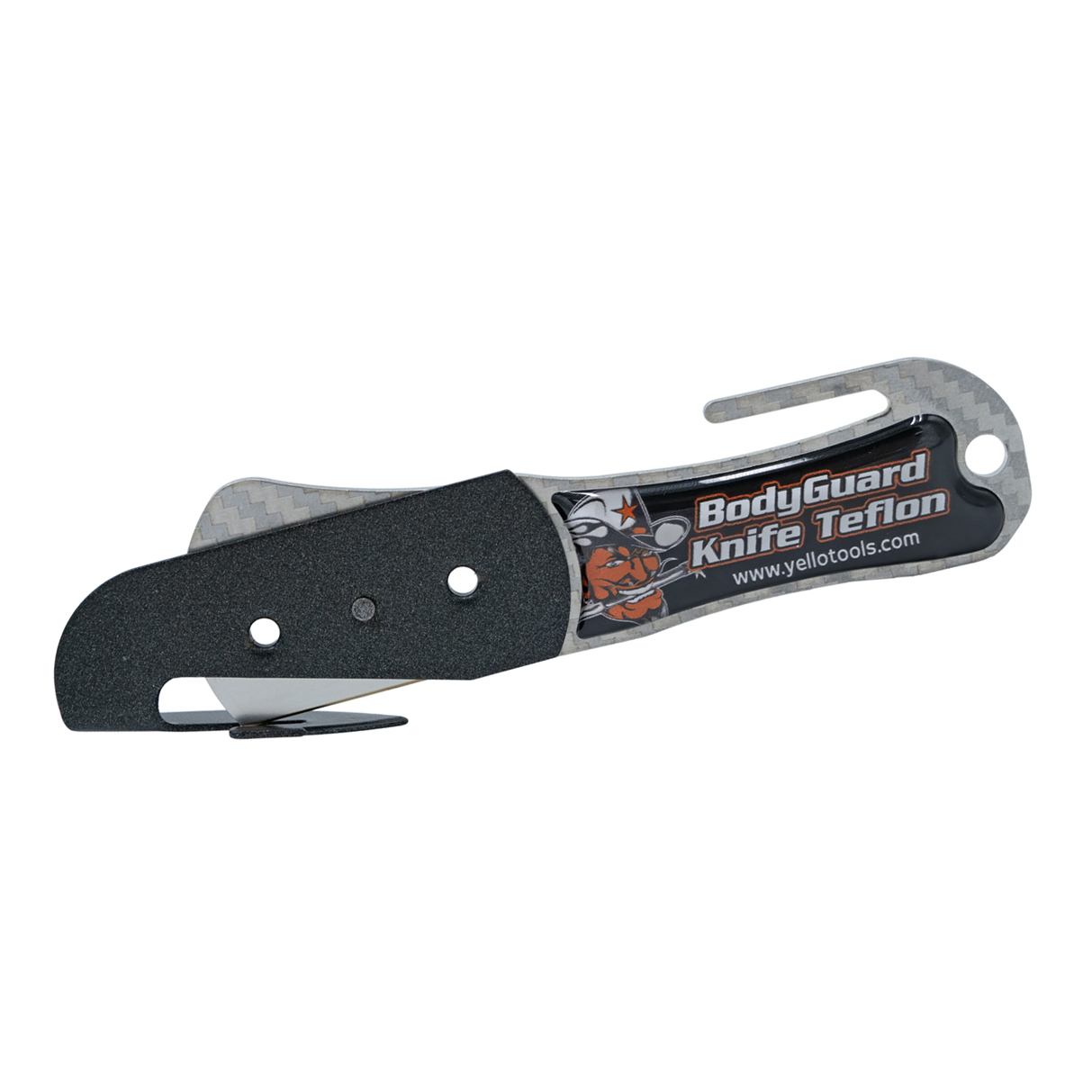 Yellotools BodyGuardKnife Twin Teflon Pull Funktion