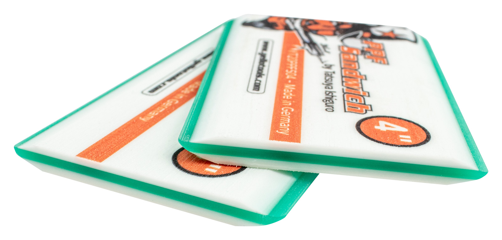 Yellotools PPF Sandwich | Paint protection film squeegees 4" and 5" size side view