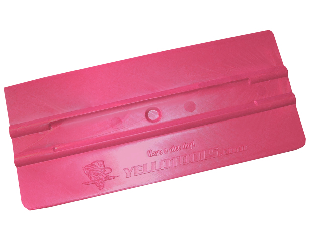 Yellotools YelloMaxx Pink 6" plastic squeegee