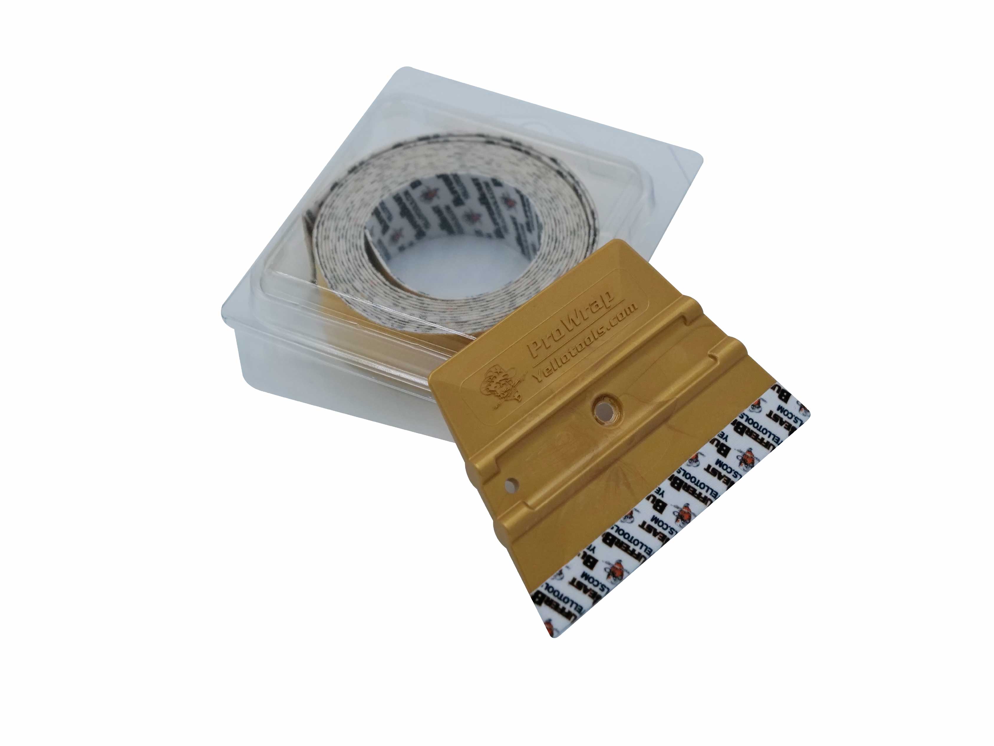 Yellotools Rakelstreifen aus Filz mit Rakel – 3 m Rakelbezug