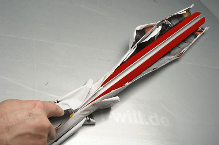 Yellotools RapidRemover Folienentferner Anwendungsbild 3