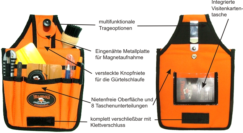 Yellotools YelloBelt ProWrap Orange Produktmerkmale