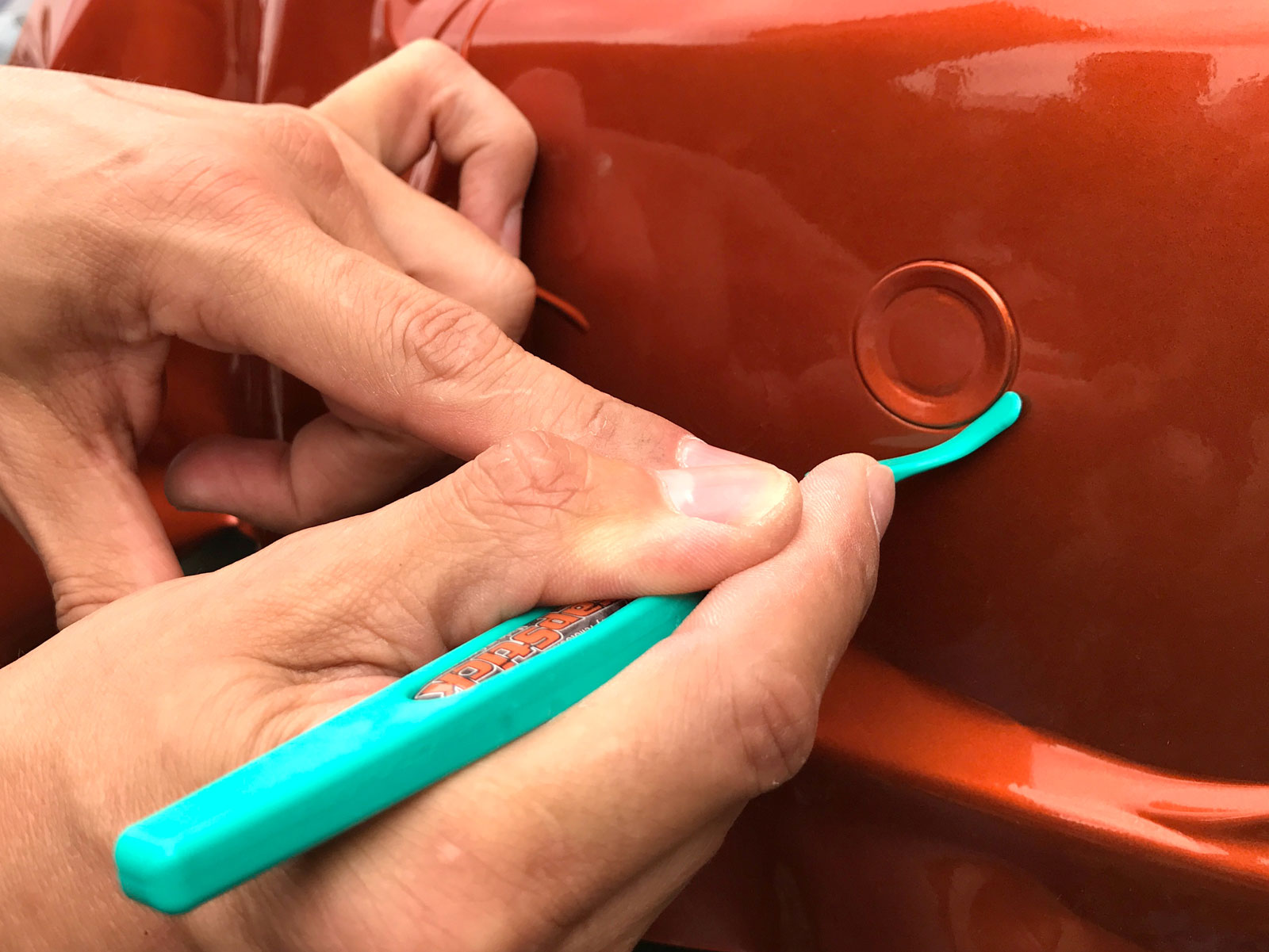 Yellotools WrapStick Flex Anwendungsbeispiel Parksensor 1