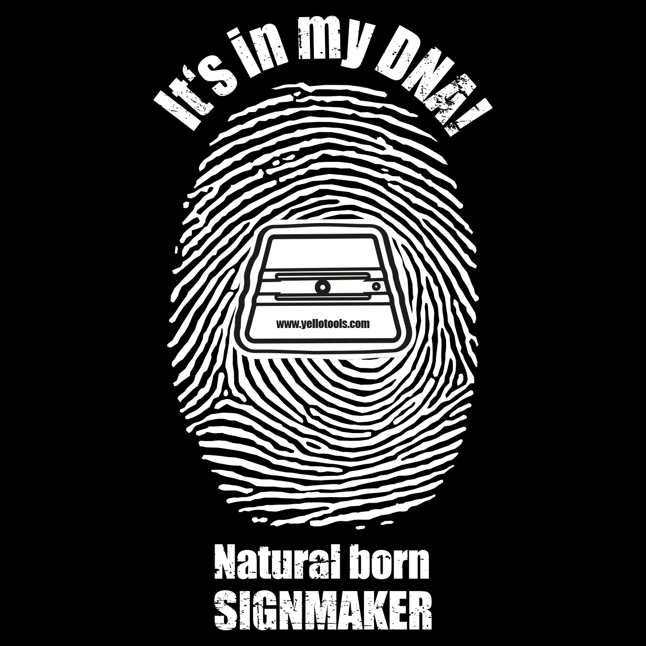 Yellotools Premium Sweat Jacket with zipper design "DNA"