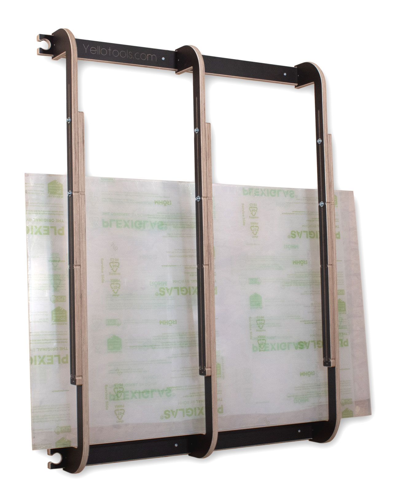 Yellotools YelloSheetSlider | adjustable panel storage rack | application picture 1