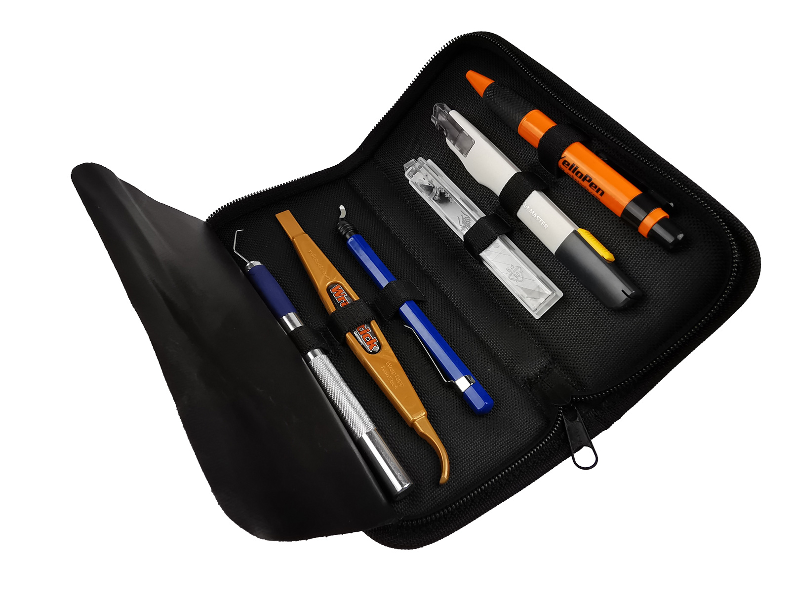 Yellotools YelloCase 6 Werkzeugetui Beispielbild geöffnet