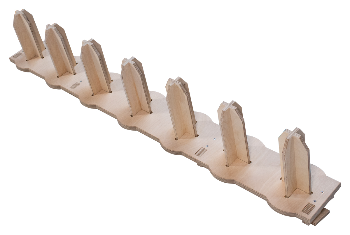 Yellotools Twister Stripe Wall H | wall rack for 7 film rolls