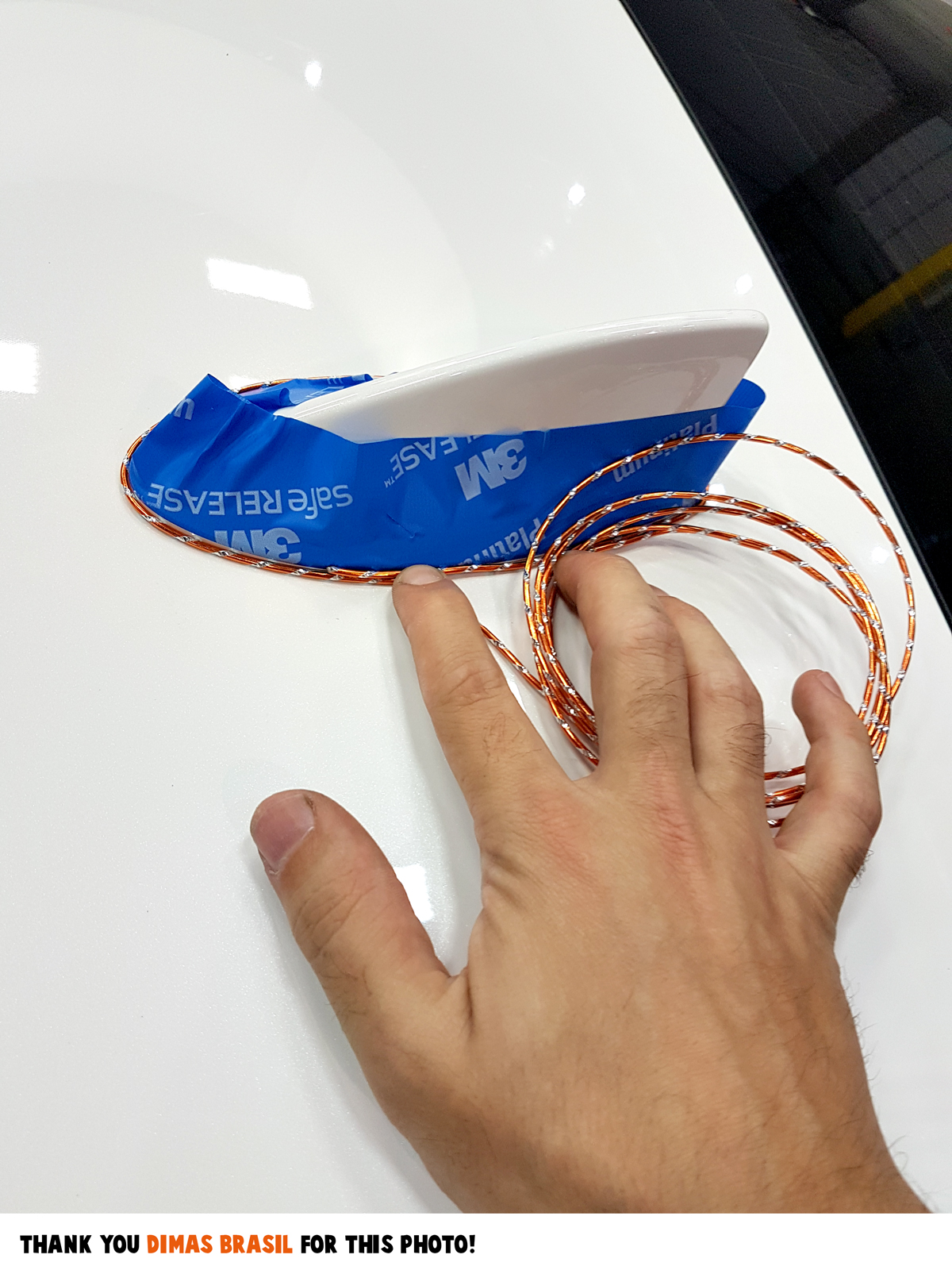 Yellotools WrapBend-it Anwendungsbeispiel Dachantenne 1