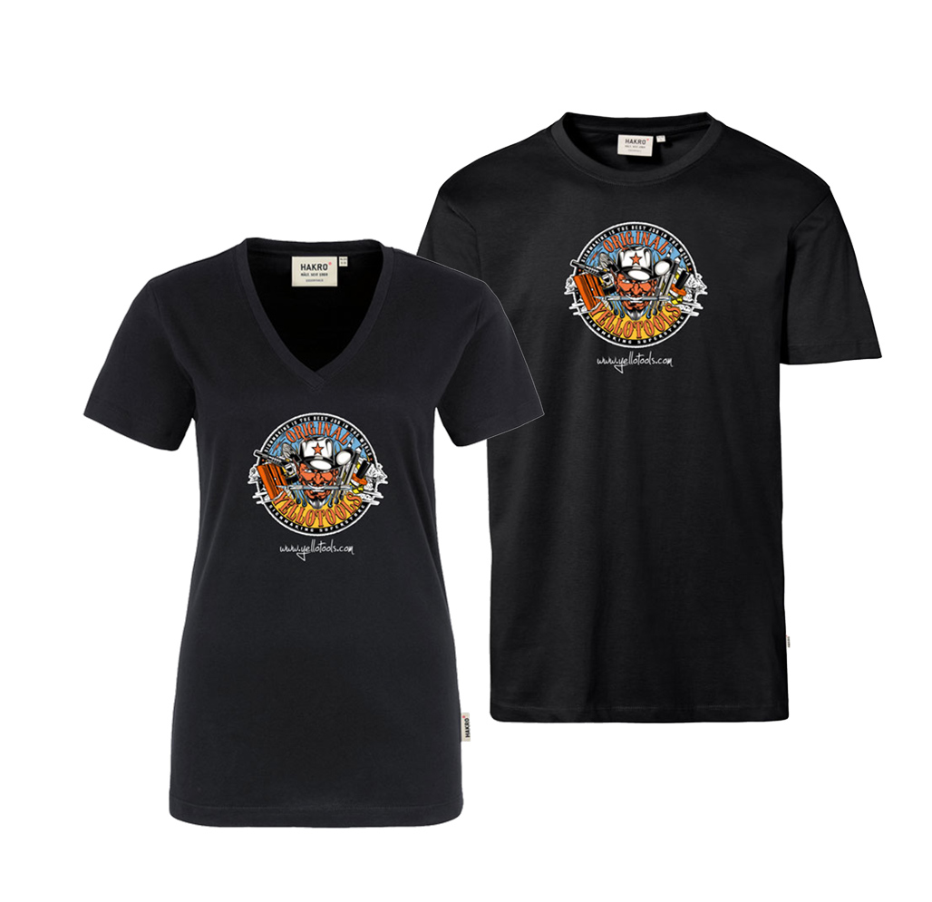 Yellotools T-Shirt mit Frontmotiv Devil Totale