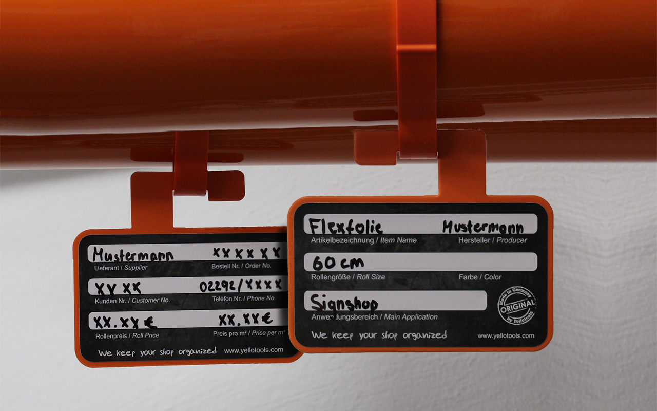 MediaCards Hook | Label hangers for film rolls