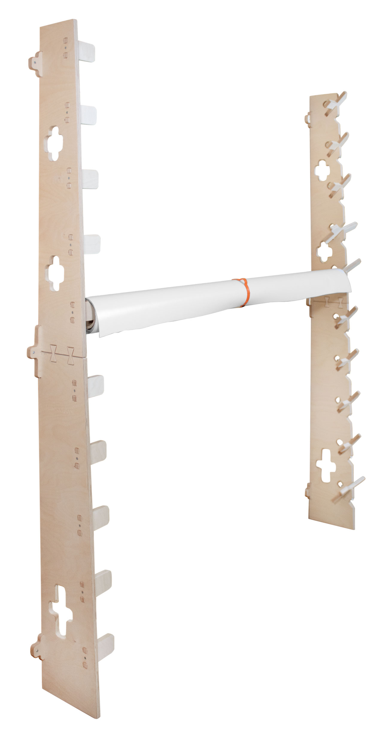 Yellotools CosyRack EasyReach XL | Wall rack for film storage side view
