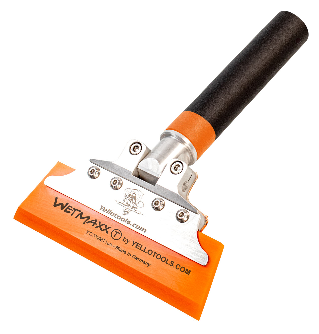 Yellotools WetMaxx Handle + T 160 | Wet application squeegee for glass decoration foils | Shore 90