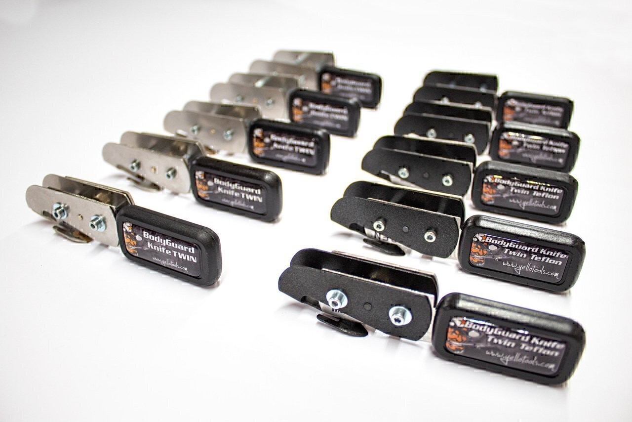 Yellotools BodyGuardKnife Twin Flexi Set mit Koffer