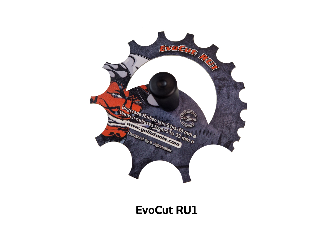 Yellotools EvoCut RU1 | contour cutting template