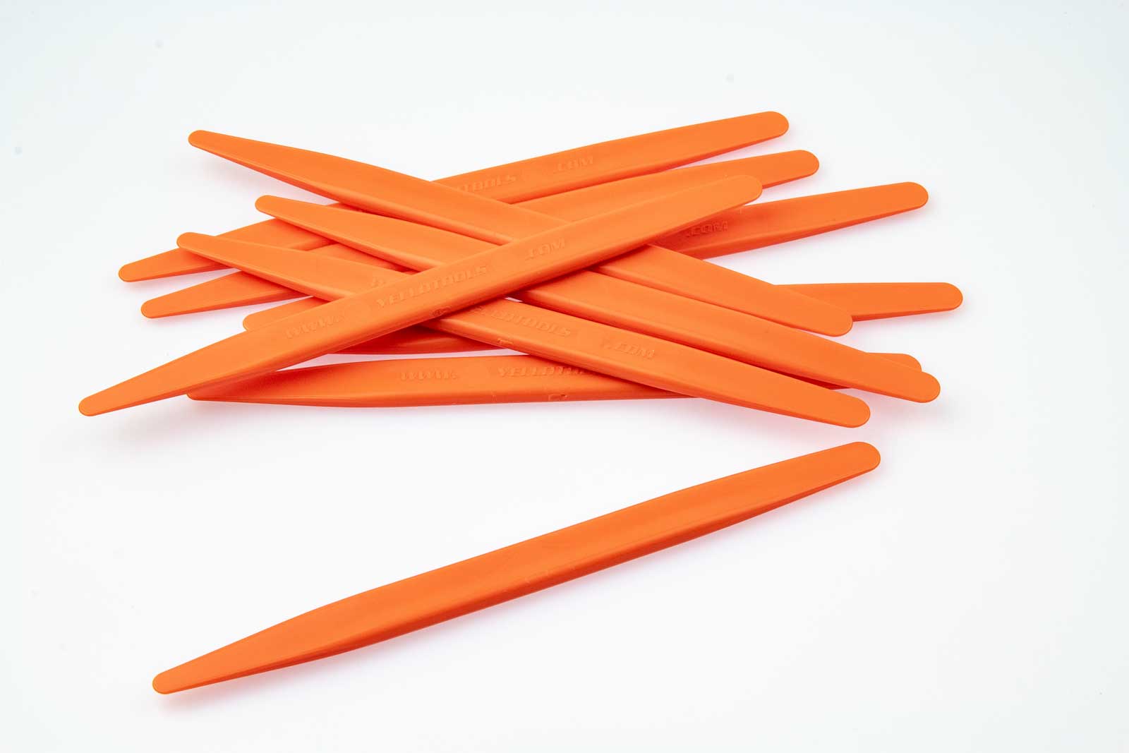 Yellotools WrapStick Beavertail Orange Squeegee Pen 10 Pack