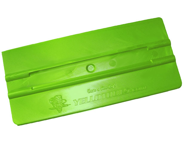 Yellotools YelloMaxx Green 6" plastic squeegee